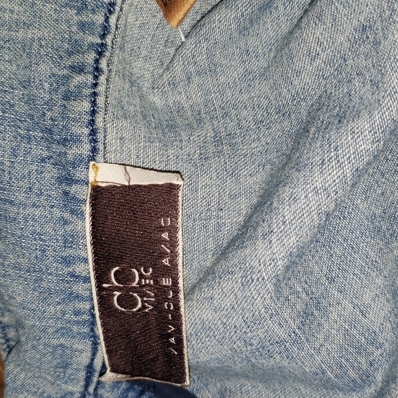 EUC Dana Buchman Blue Jean Denim Jacket Size 6 - Picture 12 of 13